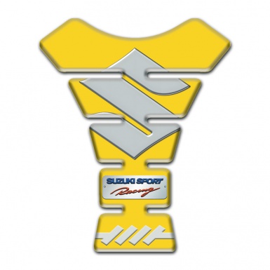 Suzuki Tank Pad Protector Model with Yellow Design 