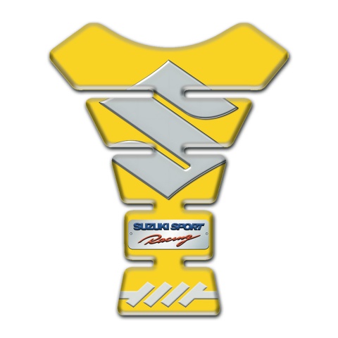 Suzuki Tank Pad Protector Model with Yellow Design 