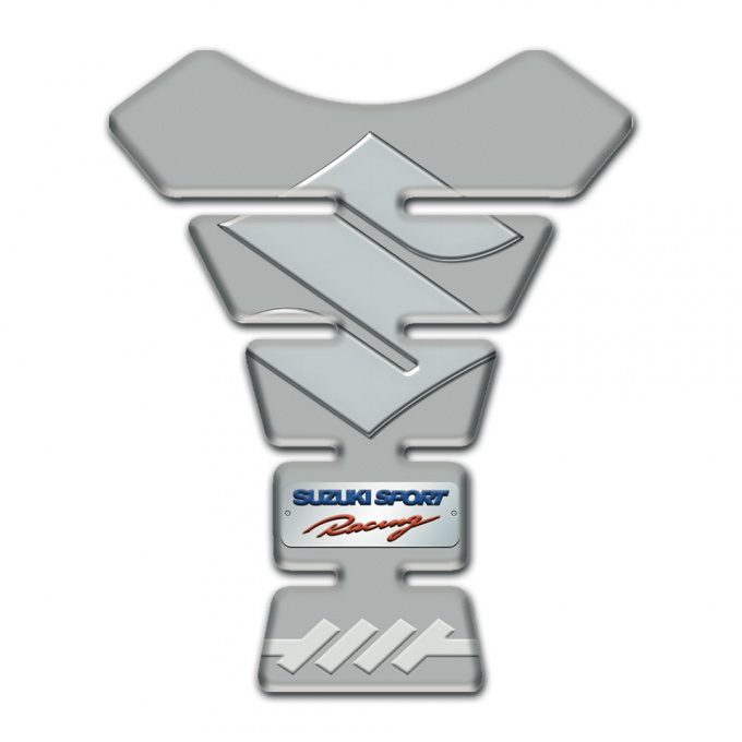 Suzuki Tank Pad Motorbike Model with Gray Design 