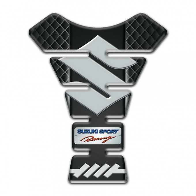 Suzuki Tank Fuse Dark Mesh style Base Gray Logo Edition 