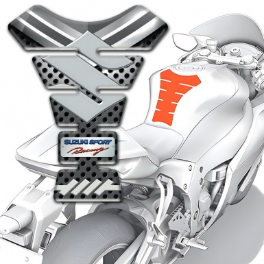 Suzuki Tank Guard Pads Unique Design Version 