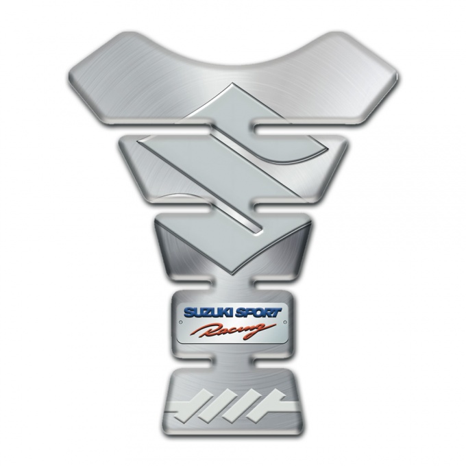 Suzuki Tank Guard Pads Silver Edition 