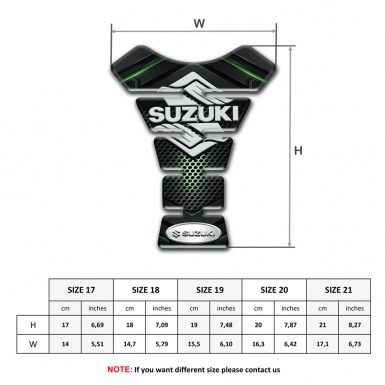 Suzuki Tank Fuse Model with Green Shadow effect 