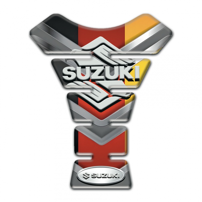 Suzuki Tank Fuse Model with Multicolored Design 