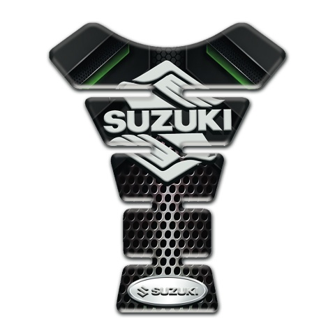 Suzuki Tank Pad Motorbike Anti Slip Sticker with Classic Logo 