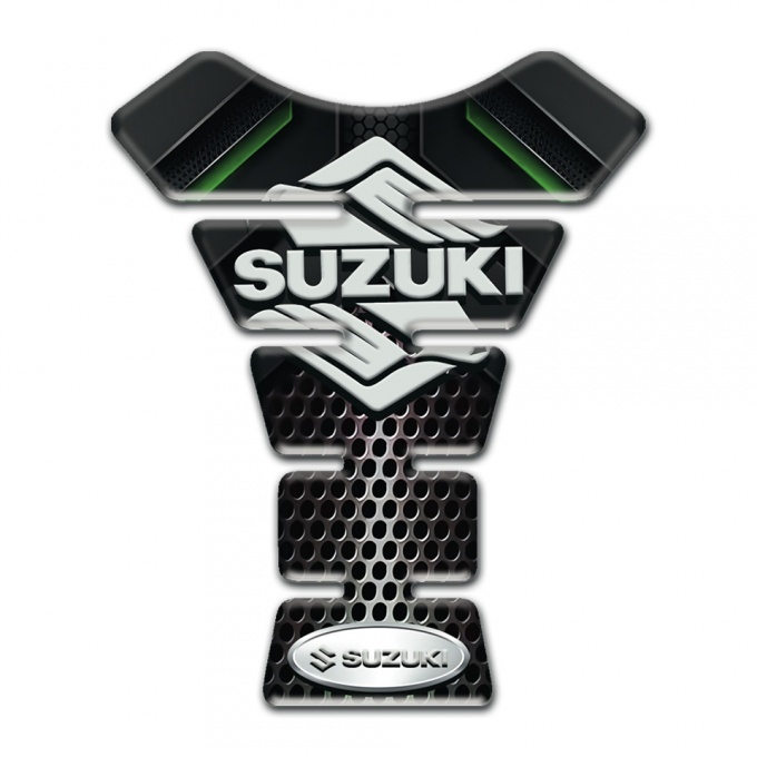 Suzuki Tank Pad Motorbike Anti Slip Sticker with Classic Logo 