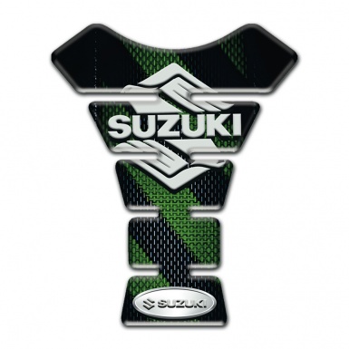 Suzuki Tank Pad Protector Motorcycle Style Sticker with Classic Logo 
