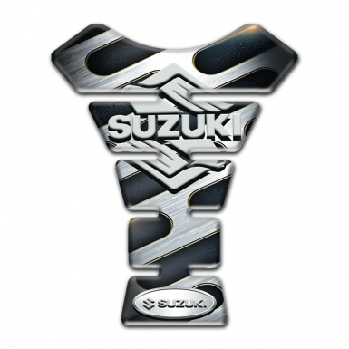 Suzuki Tank Protector Metal Detail Base Classic Logo 