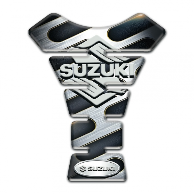 Suzuki Tank Protector Metal Detail Base Classic Logo 