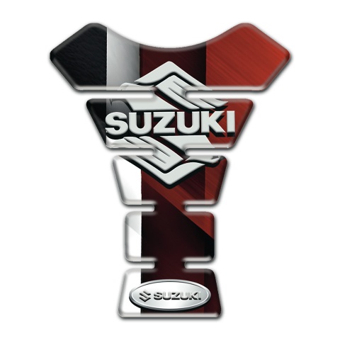 Suzuki Tank Guard Pads Vertical colors Design Stylish logo 