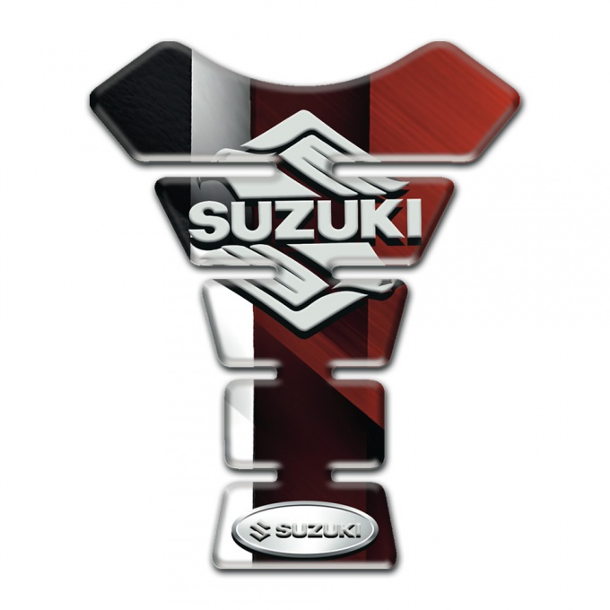 Suzuki Tank Guard Pads Vertical colors Design Stylish logo 