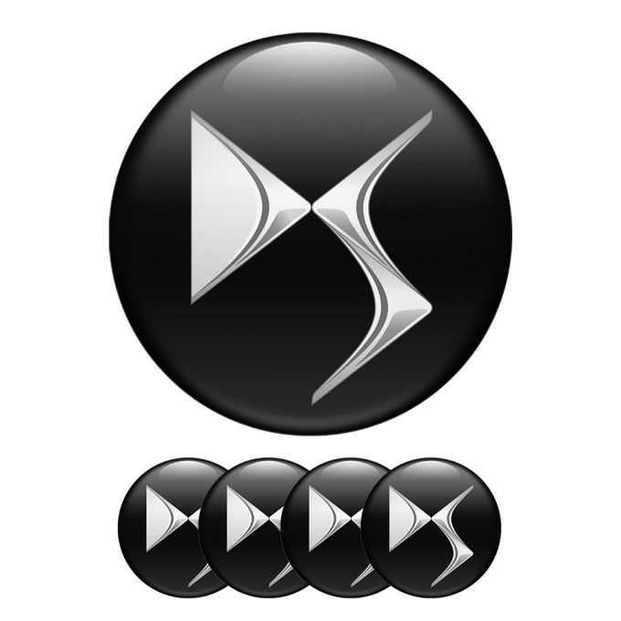 Citroen  Domed Stickers Wheel Center Cap C4