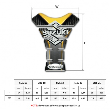 Suzuki Tank Protector High-Quality Model with Classic Logo 
