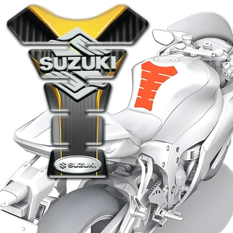 Suzuki Tank Protector High-Quality Model with Classic Logo 
