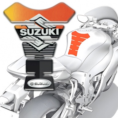 Suzuki Tank Pad Protector Premium Quality Designand Classic Logo 