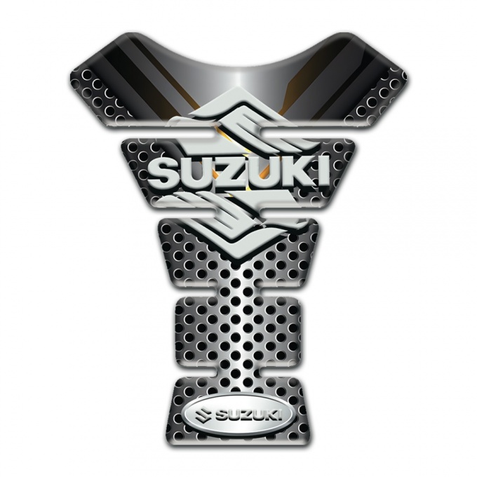 Suzuki Tank Guard Pads Racing Edition with Classic Logo 