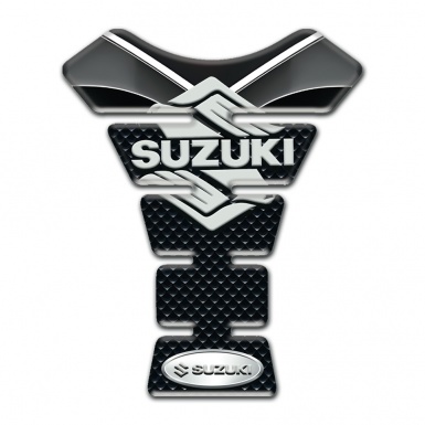 Suzuki Tank Guard Pads Silicone Sticker with Stylish Logo Design 