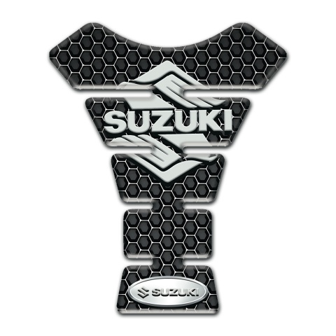 Suzuki Tank Fuse Perforated Steel Base Stylish Logo 