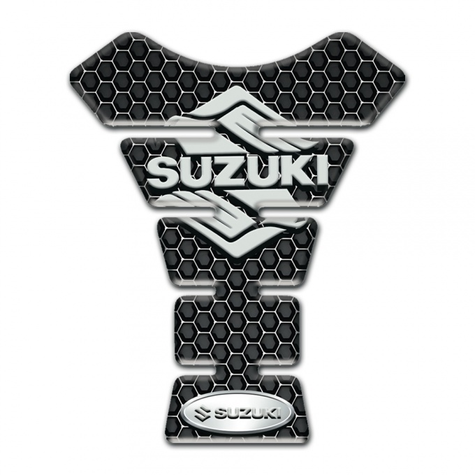 Suzuki Tank Fuse Perforated Steel Base Stylish Logo 