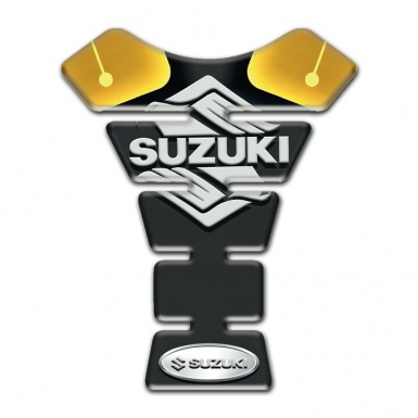 Suzuki Tank Protector Motorcycle Silicone Sticker with Classic Logo Design 