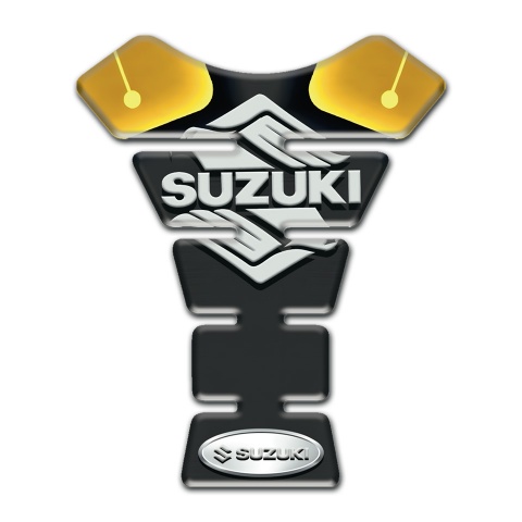 Suzuki Tank Protector Motorcycle Silicone Sticker with Classic Logo Design 