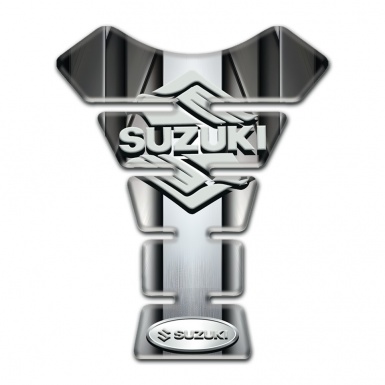 Suzuki Tank Protector Central Aluminium Tape Effect Design 