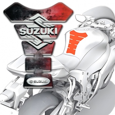 Suzuki Tank Fuse Mixed Colors Base Stylish Logo 