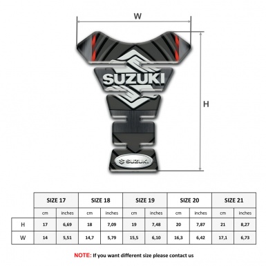 Suzuki Tank Protector High-Quality  Edition Classic Logo 