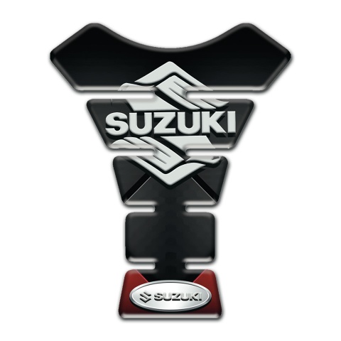 Suzuki Tank Protector Stylish Logo Dark Base 