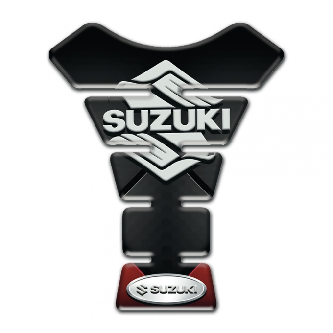 Suzuki Tank Protector Stylish Logo Dark Base 