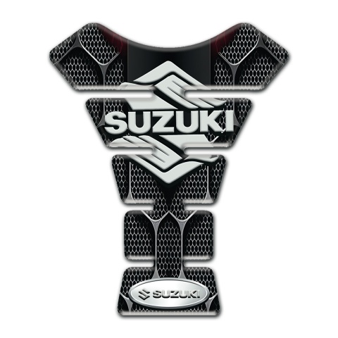 Suzuki Tank Guard Pads 3D Design Decoration Classic Logo Style 