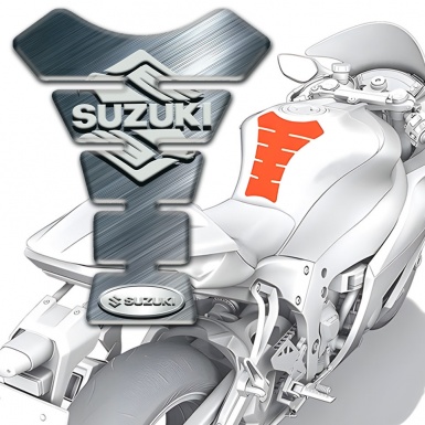 Suzuki Tank Fuse Polished Surface with Classic Logo 