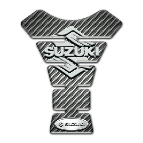 Suzuki Tank Protector Classic Carbon Base Stylish Logo Style 