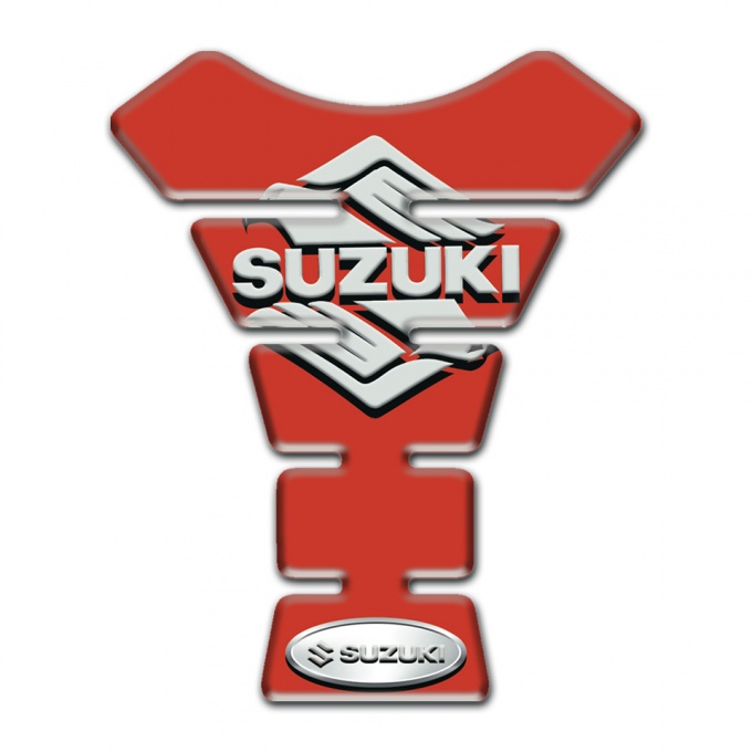 Suzuki Tank Fuse Red Base Stylish Logo 
