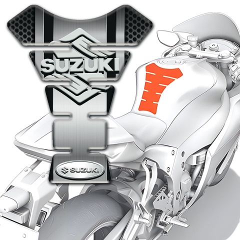 Suzuki Tank Fuse Silicone Sticker High End Edition 