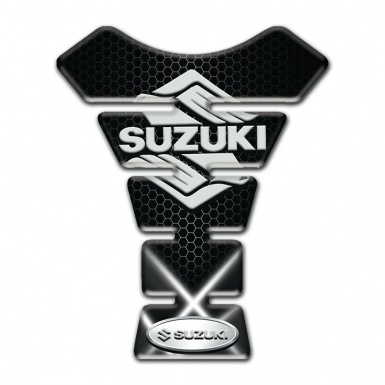 Suzuki Tank Fuse White Lights Base and Classic Logo 