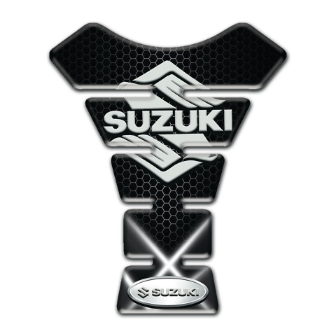 Suzuki Tank Fuse White Lights Base and Classic Logo 