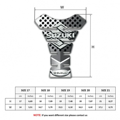 Suzuki Tank Protector Premium Quality Version with Classic Logo Design 
