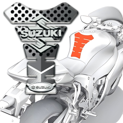 Suzuki Tank Protector Premium Quality Version with Classic Logo Design 