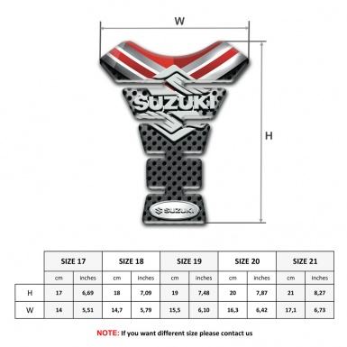 Suzuki Tank Protector Motorcycle Stylish Version with Stylish Logo 