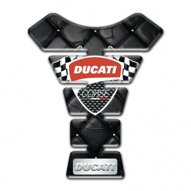 Ducati Tank Pad Protector Black Leather Edition 