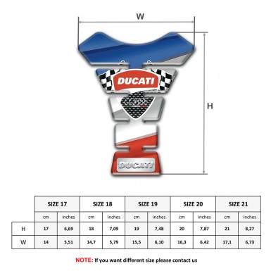 Ducati Tank Guard Pads Colorful Design 