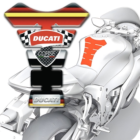 Ducati Tank Pad Motorbike Colorful Style 