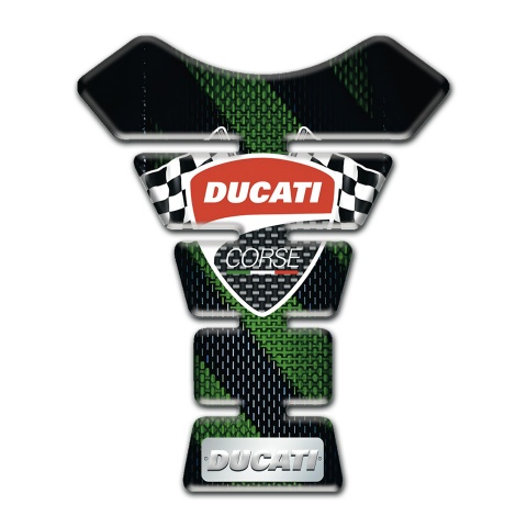 Ducati Tank Fuse Black Green Decoration Edition 