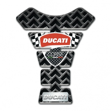 Ducati Tank Guard Pads Metal Grid Base Style 