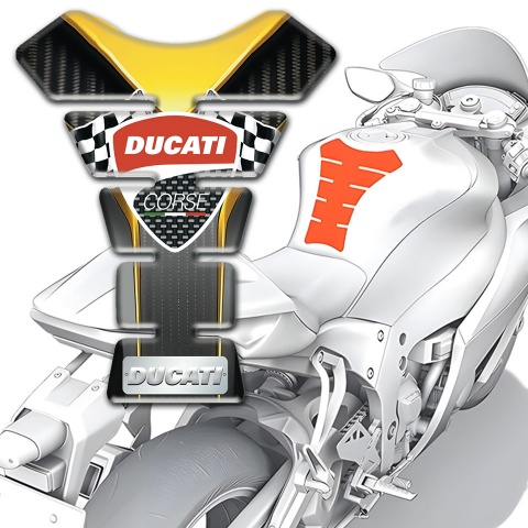 Ducati Tank Protector Anti Slip Sticker High End Style 