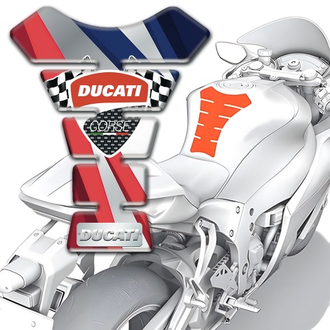 Ducati Tank Fuse Multicolored Patterns Design 