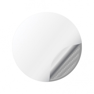 BMW Wheel Emblems Silicone for Center Caps Carbon Black Logo