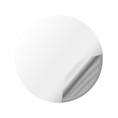 BMW Wheel Emblems Silicone for Center Caps Carbon Black Logo