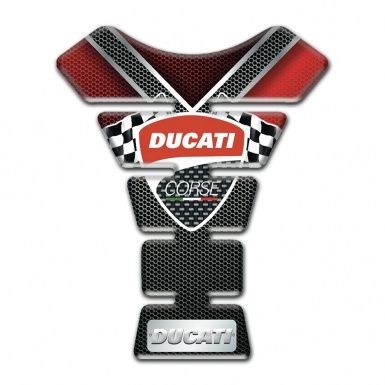 Ducati Tank Fuse Flags Logo Style with Stylish Vision Model 
